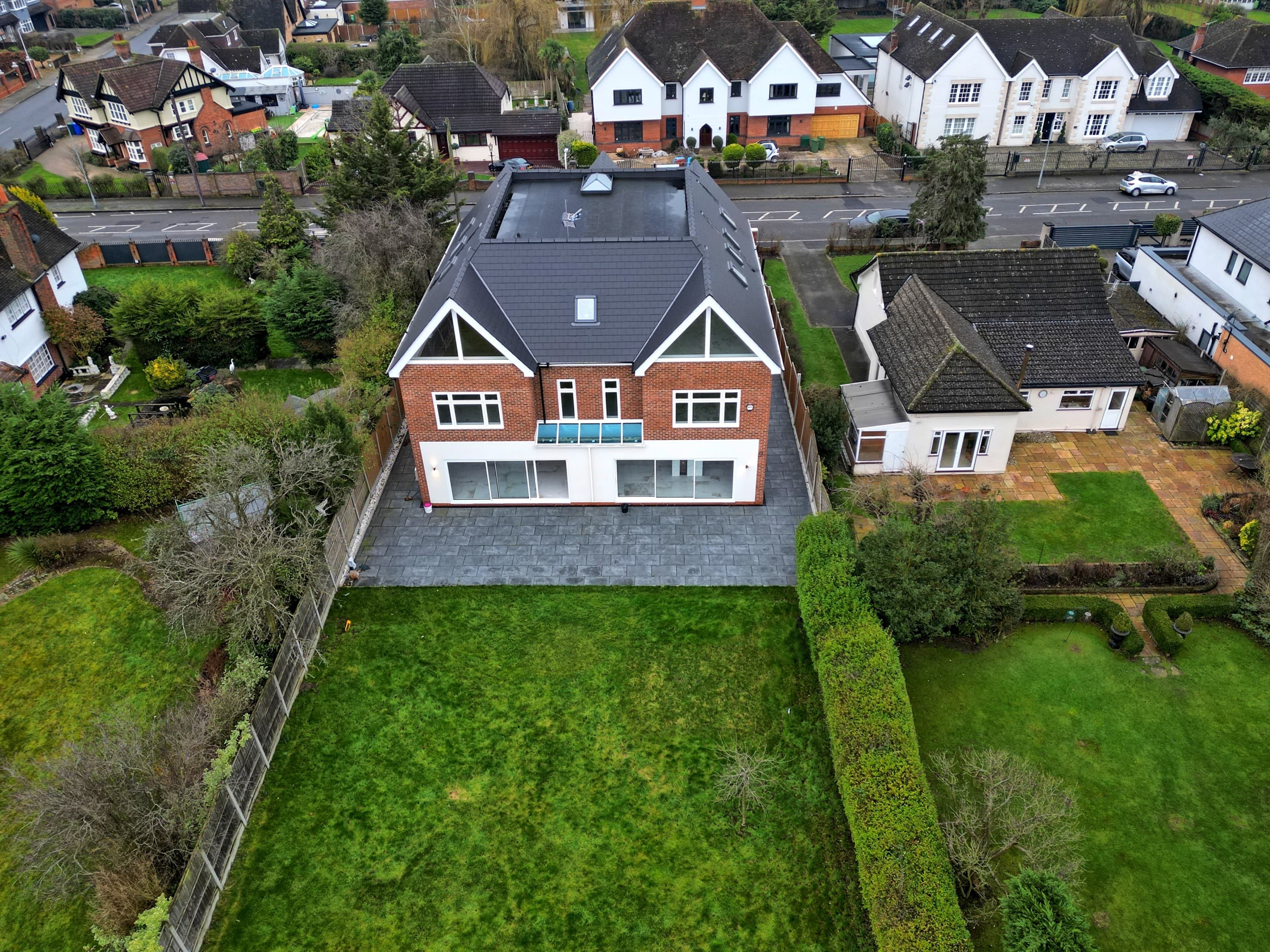 Aerial property view