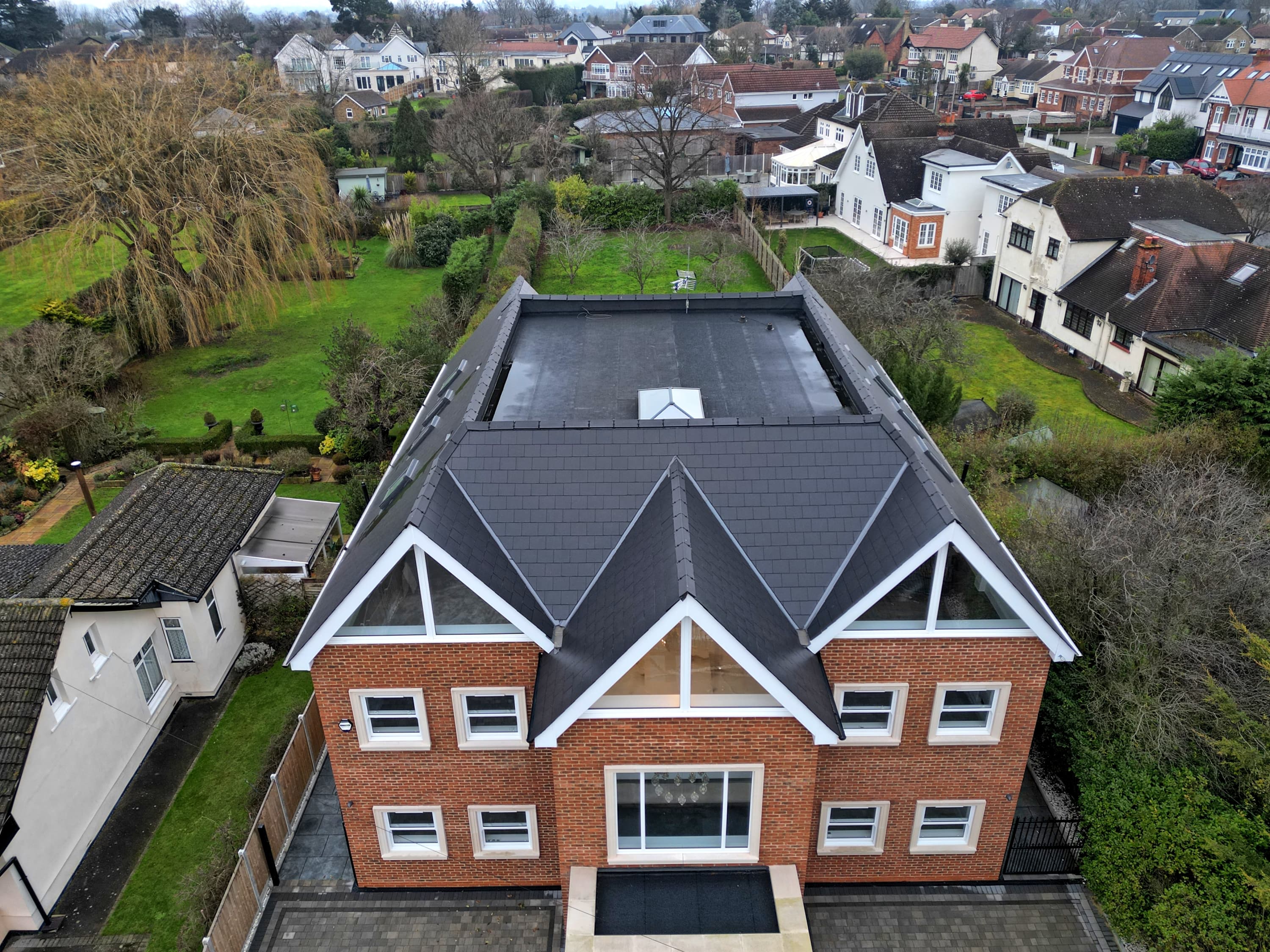 Aerial property view