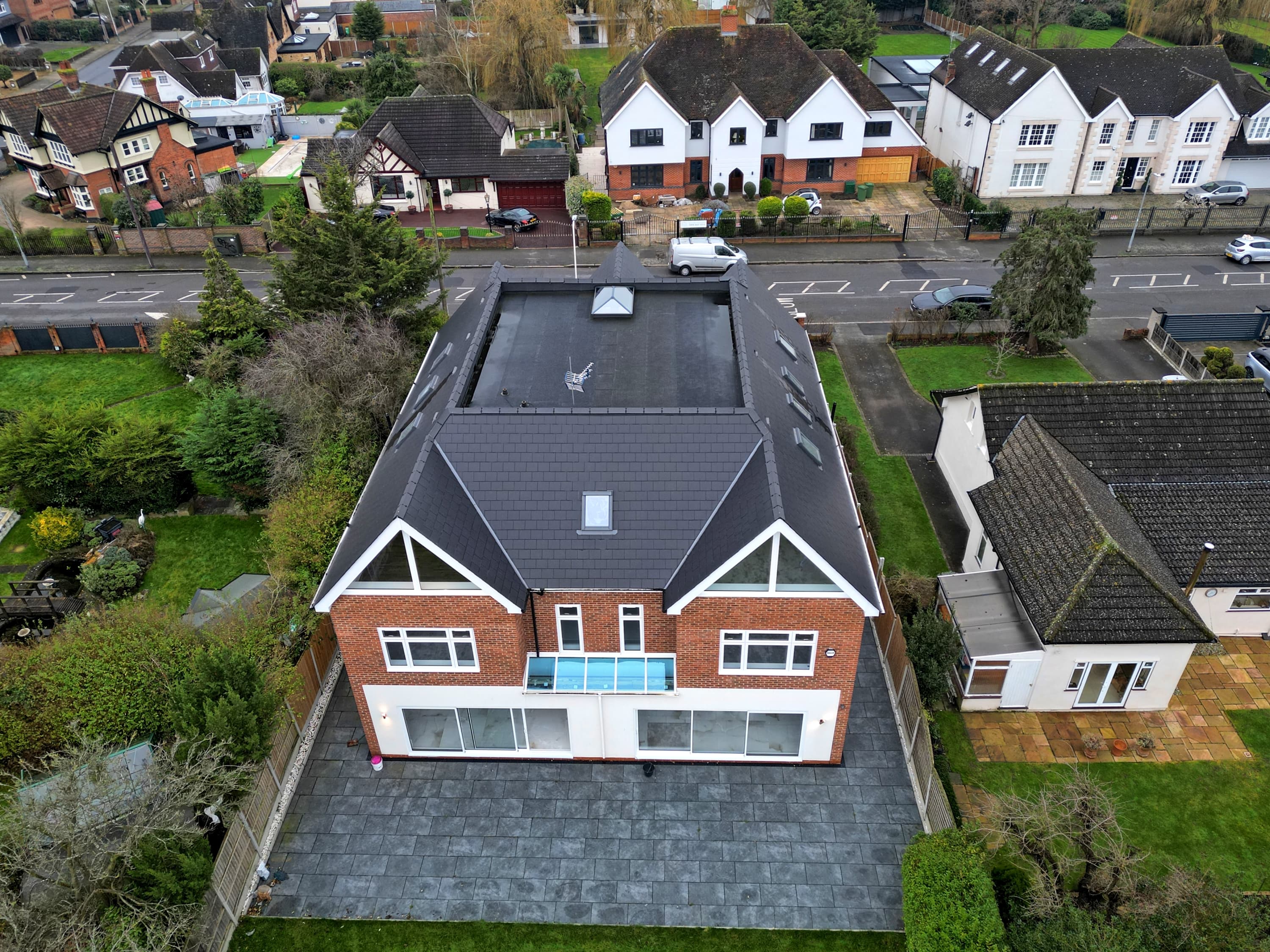 Aerial property view